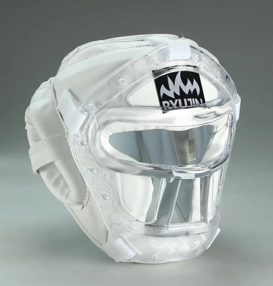 リュウジン RYUJIN ニュー パーフェクトヘッドガード Ｌサイズ（ホワイト）