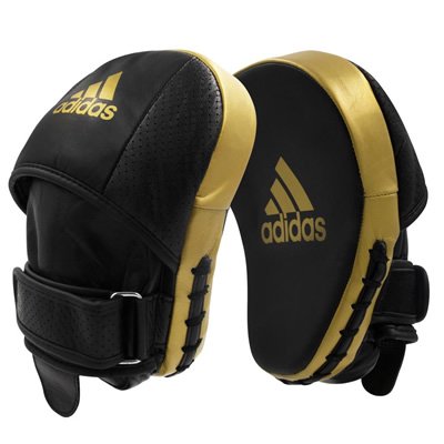 【adidas/アディダス】 アディスターPROスピード パンチングミット ブラック×ゴールド