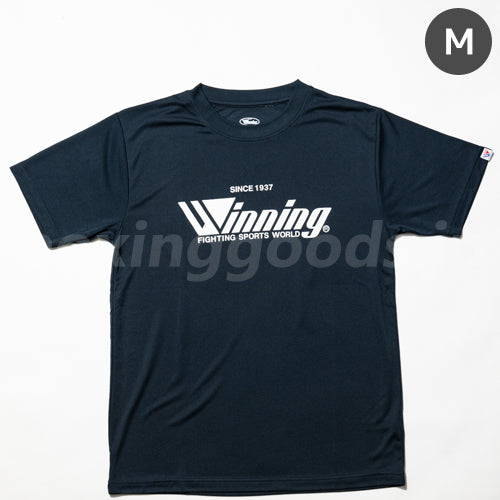 ウイニング　ロゴドライTシャツ　Ｍサイズ　ネイビー