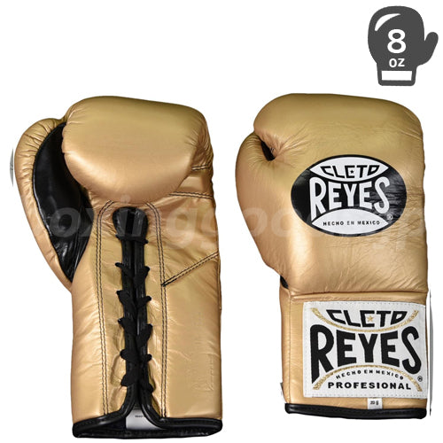 Reyes/レイジェス　プロ試合用ボクシンググローブ８オンス　ゴールド