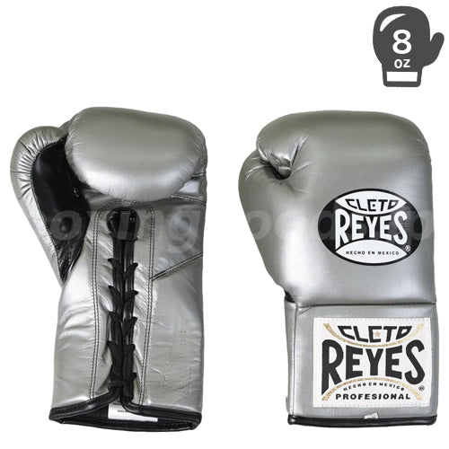Reyes/レイジェス　プロ試合用ボクシンググローブ８オンス　シルバー