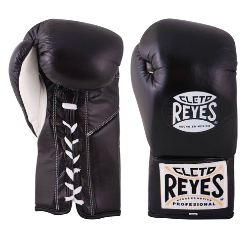 【Reyes/レイジェス】　プロ試合用ボクシンググローブ１０オンス　ブラック