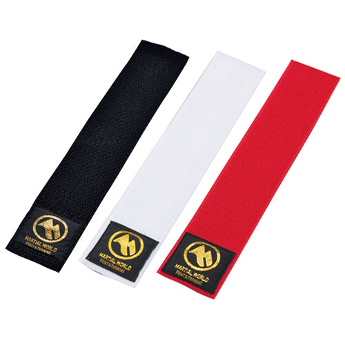 【MARTIAL WORLD/マーシャルワールド】　帯止めワイド　ブラック