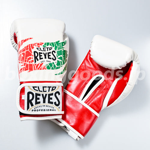 【Reyes/レイジェス】　ボクシンググローブ１０オンス　マジックテープ式　メキシコフラッグ