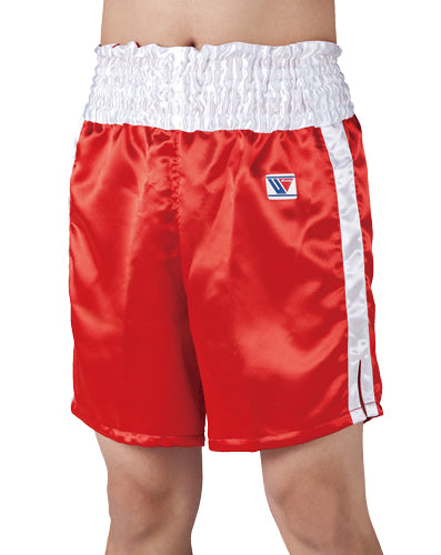 【Winning/ウイニング】　トランクス（レギュラータイプ）サイド１本ライン　Ｌサイズ　レッド/ホワイト