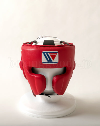 Winning/ウイニング　ヘッドギア　フェイスガードタイプ　Ｍサイズ　レッド