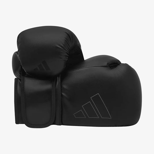 【adidas/アディダス】　ハイブリッド80 ボクシンググローブ ８オンス　ブラック＆ブラック