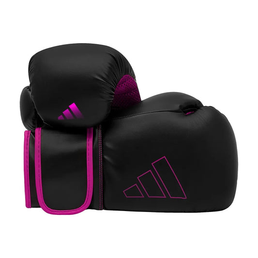 adidas/アディダス　NEWハイブリッド80 FLX 3.0ボクシンググローブ14オンス　ブラック×ピンク