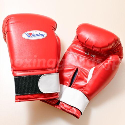 (在庫あり商品) Winning/ウイニング　アマチュア練習用ソフトグローブ１４オンス　レッド