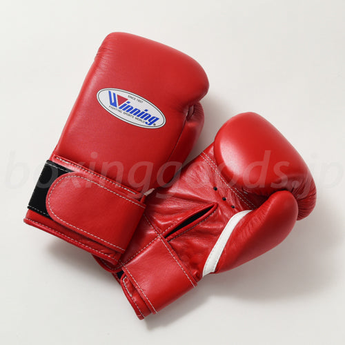 (入荷待ち商品／納期約５〜６か月)  Winning/ウイニング　プロフェッショナルタイプ８オンス　マジックテープ式　レッド