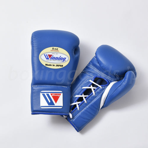 Winning/ウイニング　プロ試合用ボクシンググローブ８オンス　ブルー