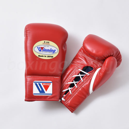 Winning/ウイニング　プロ試合用ボクシンググローブ８オンス　レッド