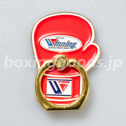 Winning/ウイニング　スマホリング　レッド×ゴールド